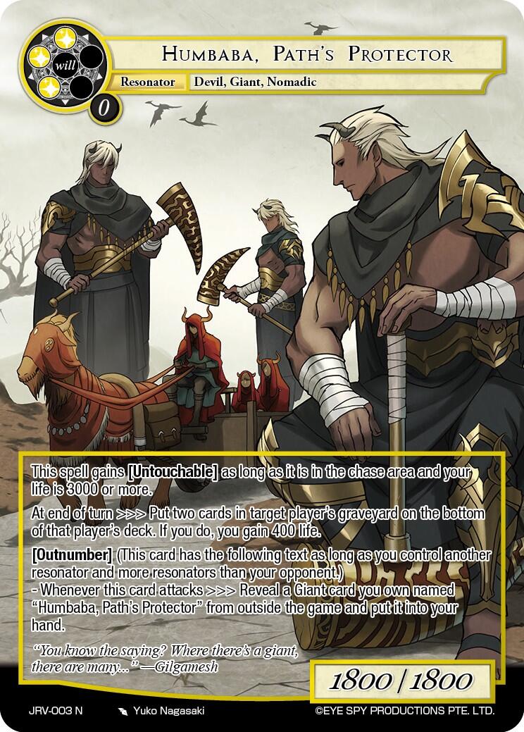 Humbaba, Path's Protector (JRV-003 N) [Journey to Ravidra]