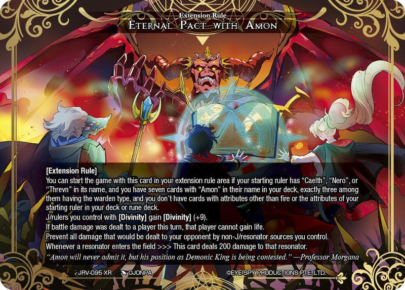 Eternal Pact with Amon (JRV-095 XR) [Journey to Ravidra]