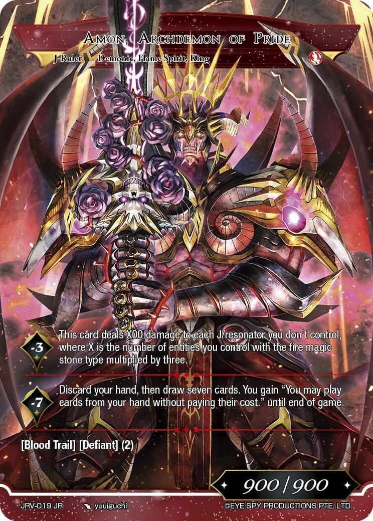 Amon, Archdemon of Pride (JRV-019 JR) [Journey to Ravidra]