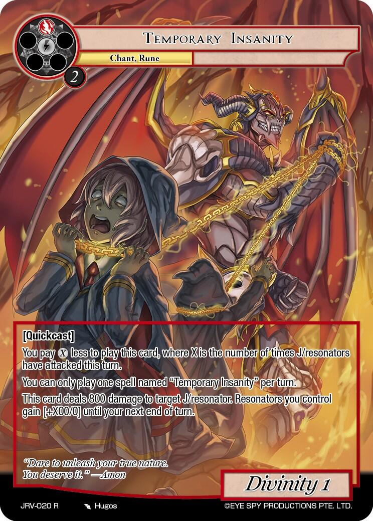 Temporary Insanity (JRV-020 R) [Journey to Ravidra]