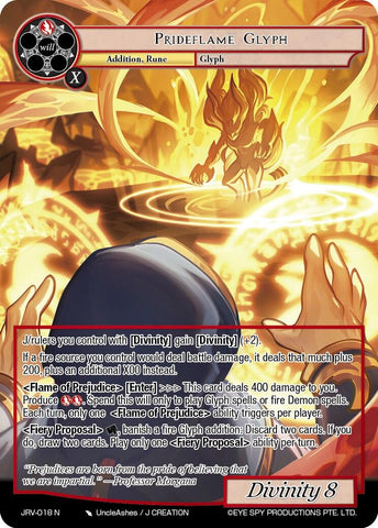 Prideflame Glyph (JRV-018 N) [Journey to Ravidra]
