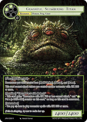 Grashzle Slumbering Titan (JRV-039 R) [Journey to Ravidra]