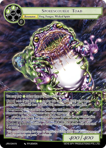 Sporescourge Toad (JRV-044 N) [Journey to Ravidra]