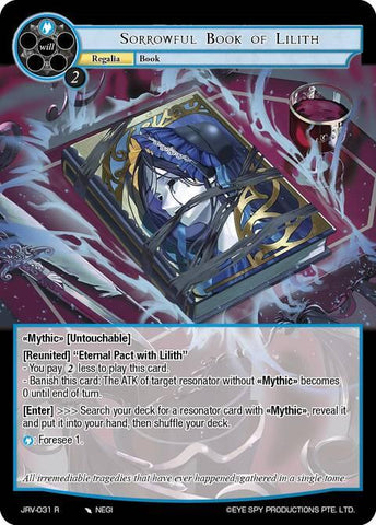 Sorrowful Book of Lilith (JRV-031 R) [Journey to Ravidra]