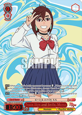 Peace Sign and Smile, Momo [DANDADAN]