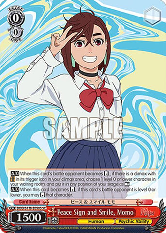 Peace Sign and Smile, Momo [DANDADAN]