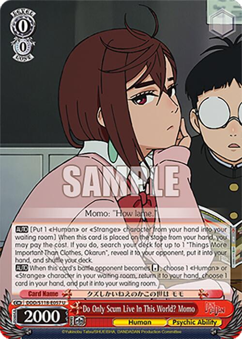 Do Only Scum Live In This World? Momo [DANDADAN]