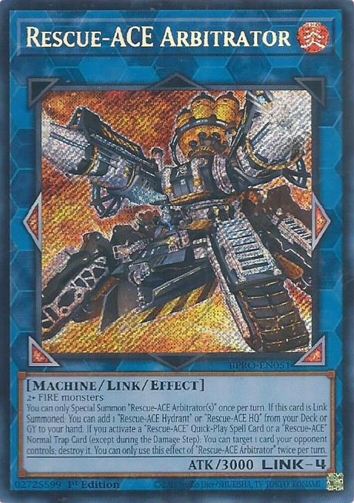 Rescue-ACE Arbitrator [BPRO-EN051] Secret Rare