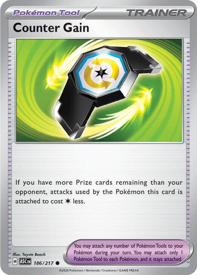 Counter Gain (186/217) (Reverse Holo) [Mega Evolution: Ascended Heroes]
