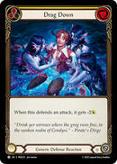 Drag Down (Yellow) (Rainbow Foil) [PEN332] (Compendium of Rathe)  Rainbow Foil