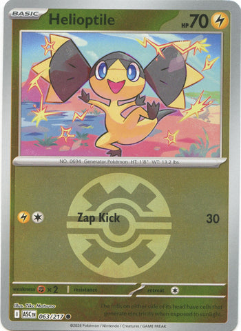 Helioptile (063/217) (Quick Ball) [Mega Evolution: Ascended Heroes]