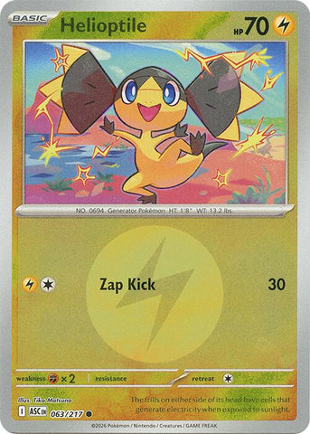 Helioptile (063/217) (Energy Symbol Pattern) [Mega Evolution: Ascended Heroes]