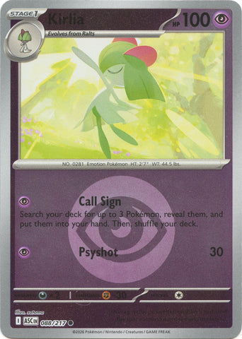 Kirlia (088/217) (Energy Symbol Pattern) [Mega Evolution: Ascended Heroes]