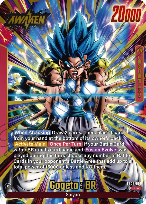 Gogeta : BR (FB09-001) (Alternate Art) [Dual Evolution]