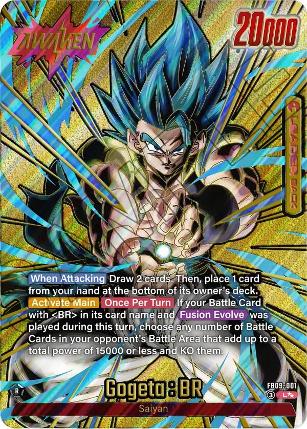 Gogeta : BR (FB09-001) (Super Alternate Art) [Dual Evolution]