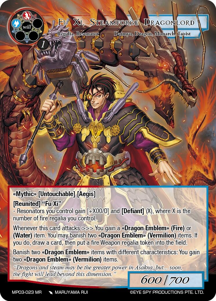 Fu Xi Steamforge Dragonlord (MP03-023 MR) [Masterpiece Collection 03 "Dimensional Hope"]