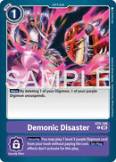 Demonic Disaster [BT5-106] (Foil Reprint) [Advanced Booster Digimon Generation]