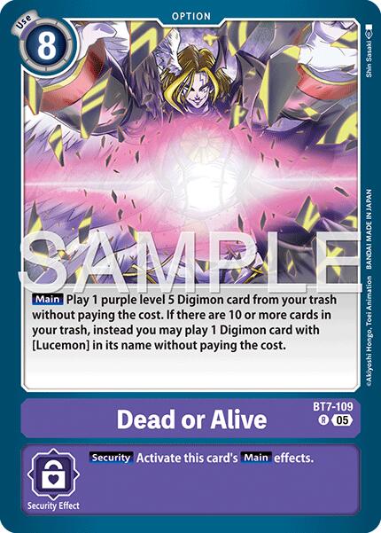 Dead or Alive [BT7-109] (Reprint) [Advanced Booster Digimon Generation]