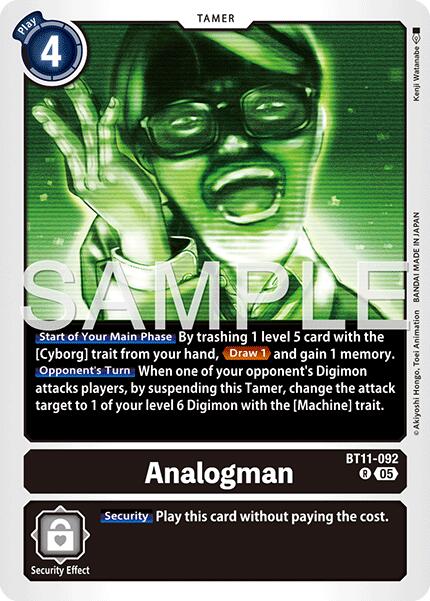 Analogman [BT11-092] (Reprint) [Advanced Booster Digimon Generation]