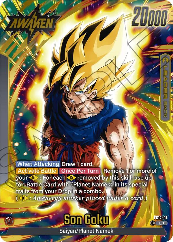 Son Goku (FS12-01) (Gold) [Starter Deck EX: The Beat of Ki]