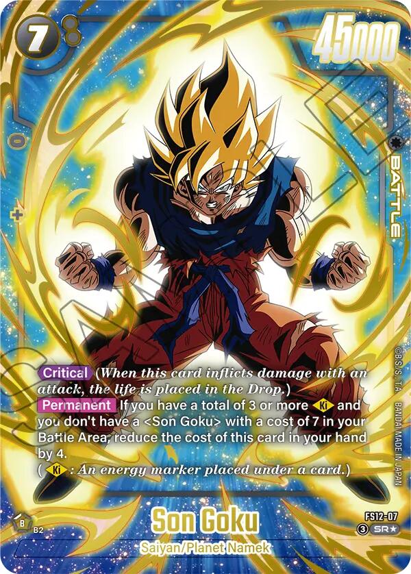 Son Goku (FS12-07) (Gold) [Starter Deck EX: The Beat of Ki]