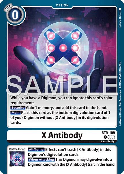 X Antibody [BT9-109] (Reprint) [Advanced Booster Digimon Generation]