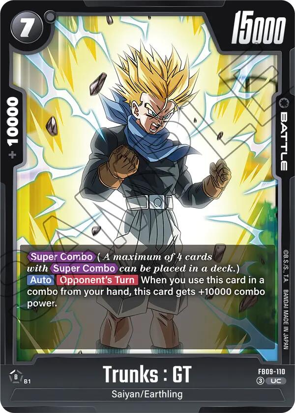 Trunks : GT (FB09-110) [Dual Evolution]