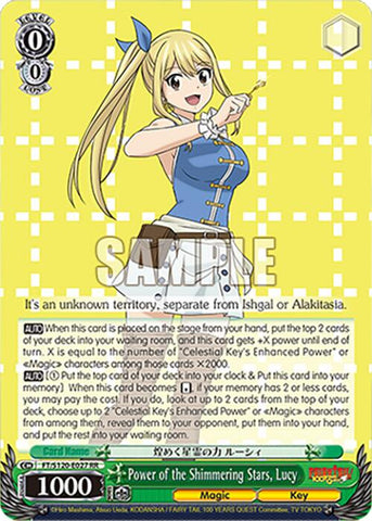 Power of the Shimmering Stars, Lucy (FT/S120-E027 RR) [FAIRY TAIL 100 YEARS QUEST]
