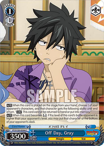 Off Day, Gray (FT/S120-E094 C) [FAIRY TAIL 100 YEARS QUEST]
