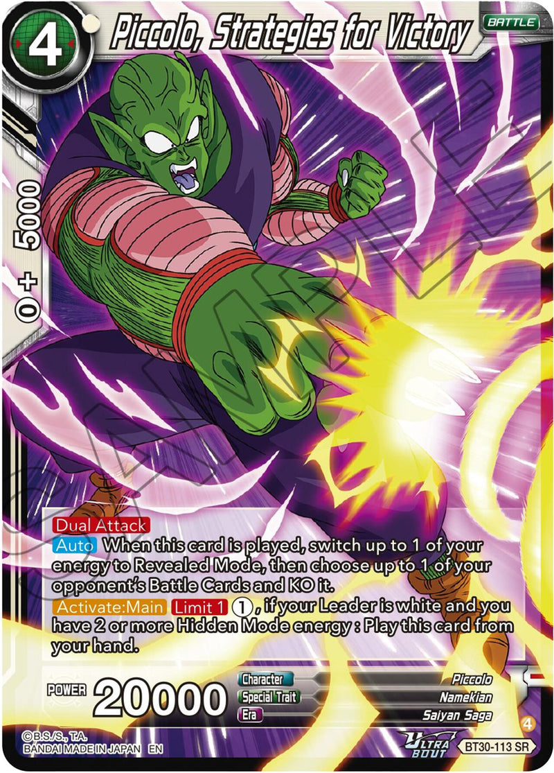 Piccolo, Strategies for Victory (BT30-113) [Three Glorious Fighters]