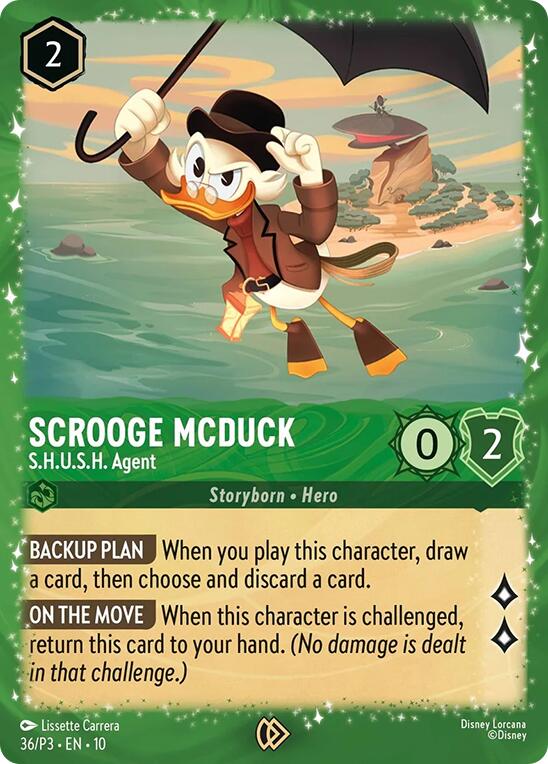 Scrooge McDuck - S.H.U.S.H. Agent (36) [Promo Cards]