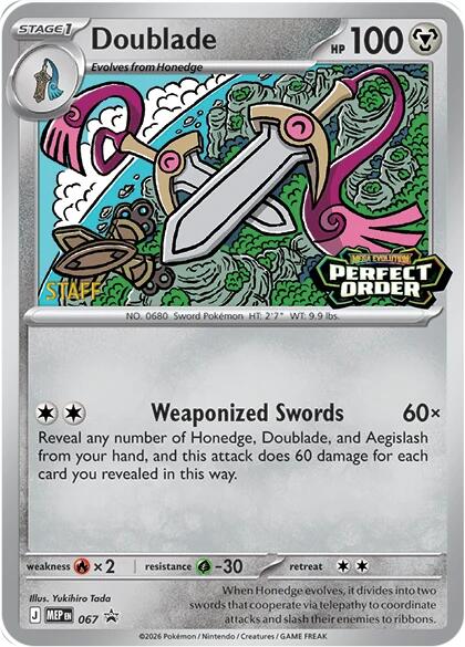 Doublade (067) [Staff] [Mega Evolution Promo]