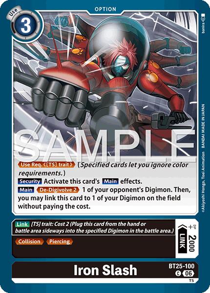 Iron Slash [BT25-100] [Dual Revolution]