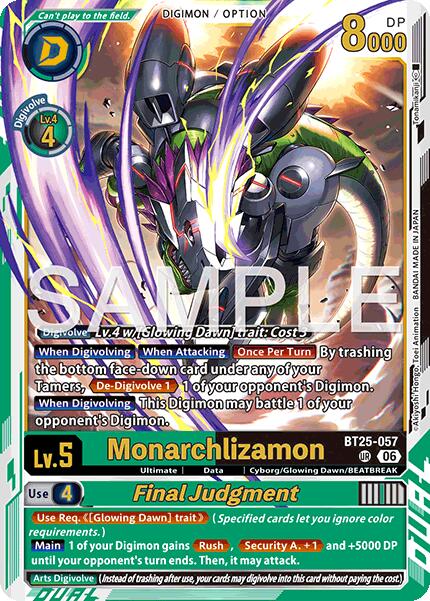 Monarchlizamon // Final Judgement [BT25-057] [Dual Revolution]