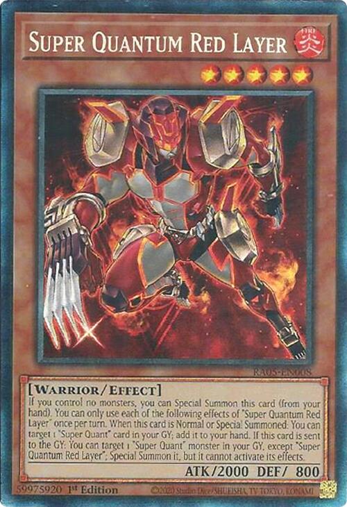 Super Quantum Red Layer (Collector's Rare) [RA05-EN008] Collector's Rare