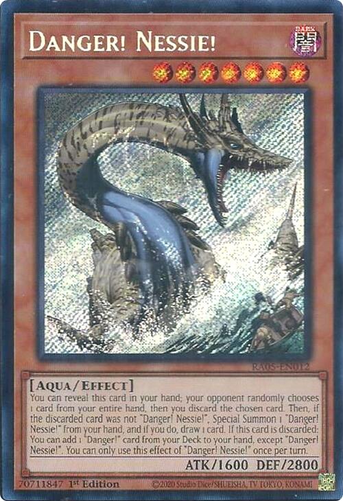 Danger! Nessie! (Secret Rare) [RA05-EN012] Secret Rare