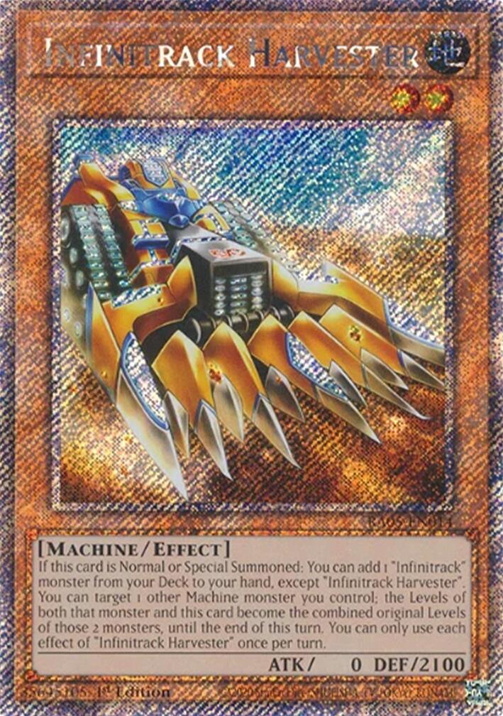 Infinitrack Harvester (Platinum Secret Rare) [RA05-EN014] Platinum Secret Rare