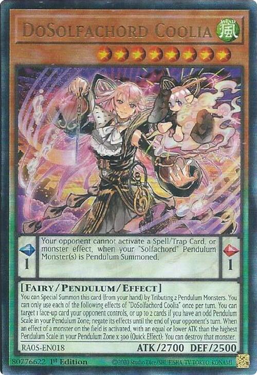 DoSolfachord Coolia (Ultimate Rare) [RA05-EN018] Ultimate Rare