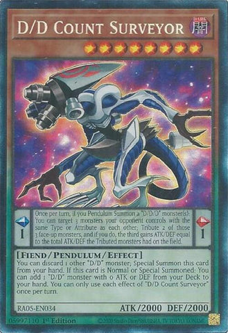 D/D Count Surveyor (Collector's Rare) [RA05-EN034] Collector's Rare