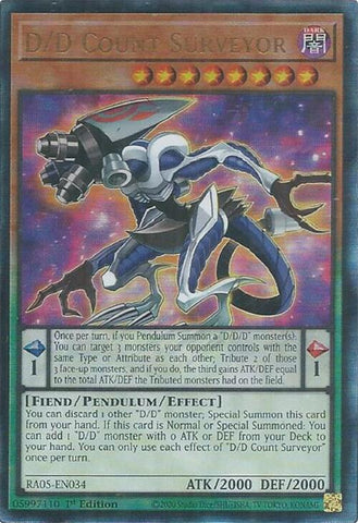 D/D Count Surveyor (Ultimate Rare) [RA05-EN034] Ultimate Rare