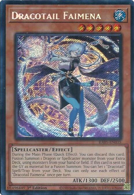 Dracotail Faimena (Secret Rare) [RA05-EN035] Secret Rare