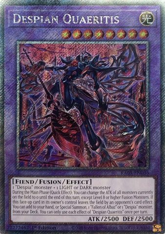 Despian Quaeritis (Platinum Secret Rare) [RA05-EN036] Platinum Secret Rare