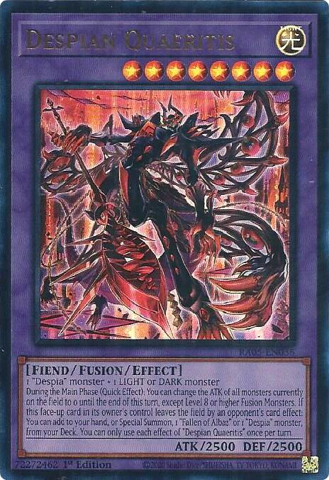 Despian Quaeritis (Ultra Rare) [RA05-EN036] Ultra Rare