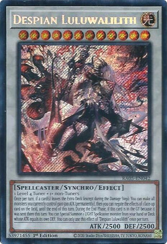Despian Luluwalilith (Secret Rare) [RA05-EN042] Secret Rare