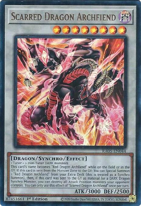 Scarred Dragon Archfiend (Ultra Rare) [RA05-EN044] Ultra Rare