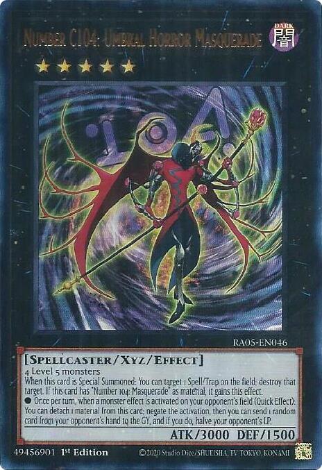 Number C104: Umbral Horror Masquerade (Ultra Rare) [RA05-EN046] Ultra Rare