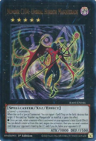 Number C104: Umbral Horror Masquerade (Ultra Rare) [RA05-EN046] Ultra Rare