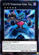 D/D/D Marksman King Tell (Platinum Secret Rare) [RA05-EN047] Platinum Secret Rare