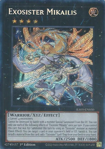 Exosister Mikailis (Secret Rare) [RA05-EN050] Secret Rare