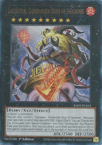 Laevatein, Generaider Boss of Shadows (Ultimate Rare) [RA05-EN051] Ultimate Rare